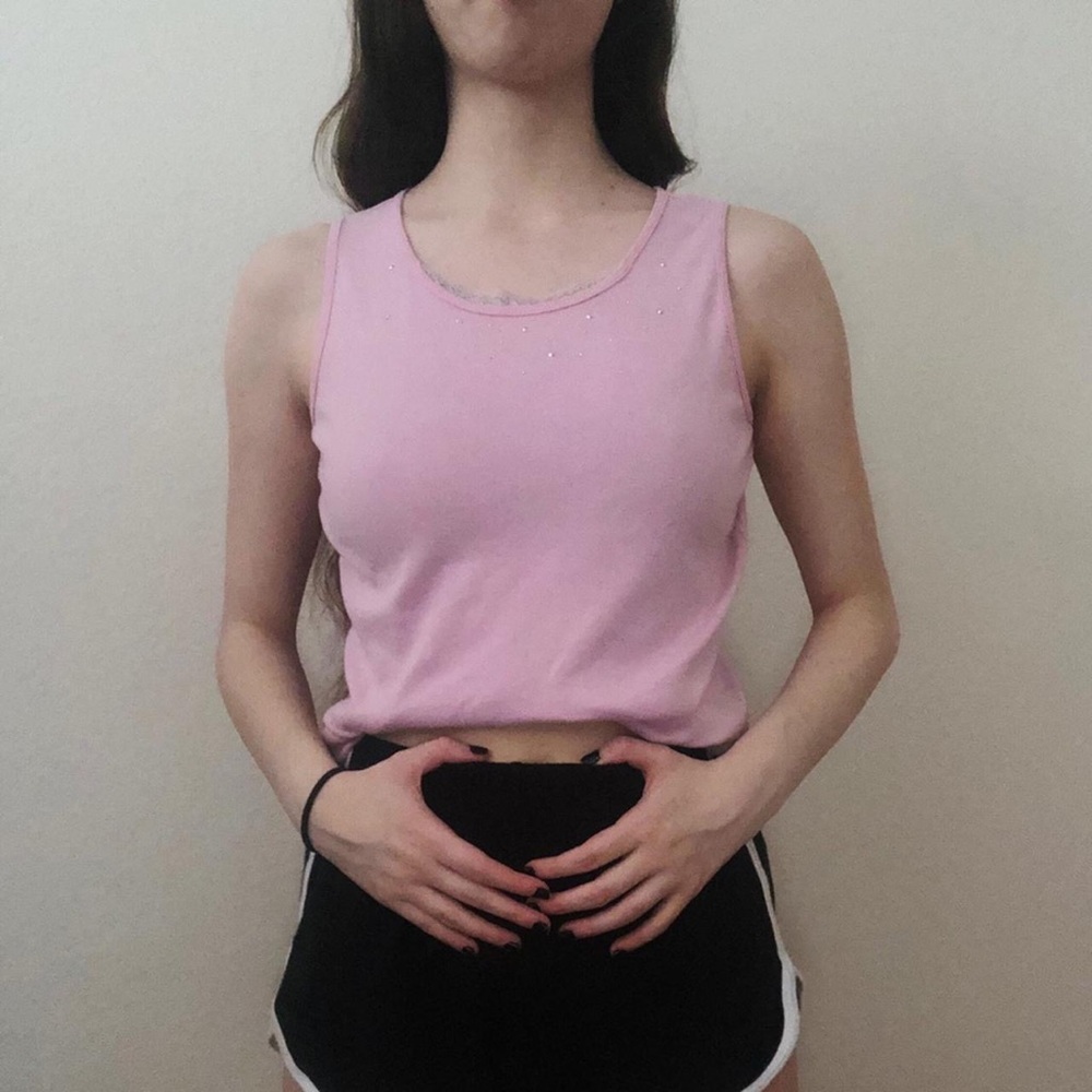 Light Pink Pastel Tank Top